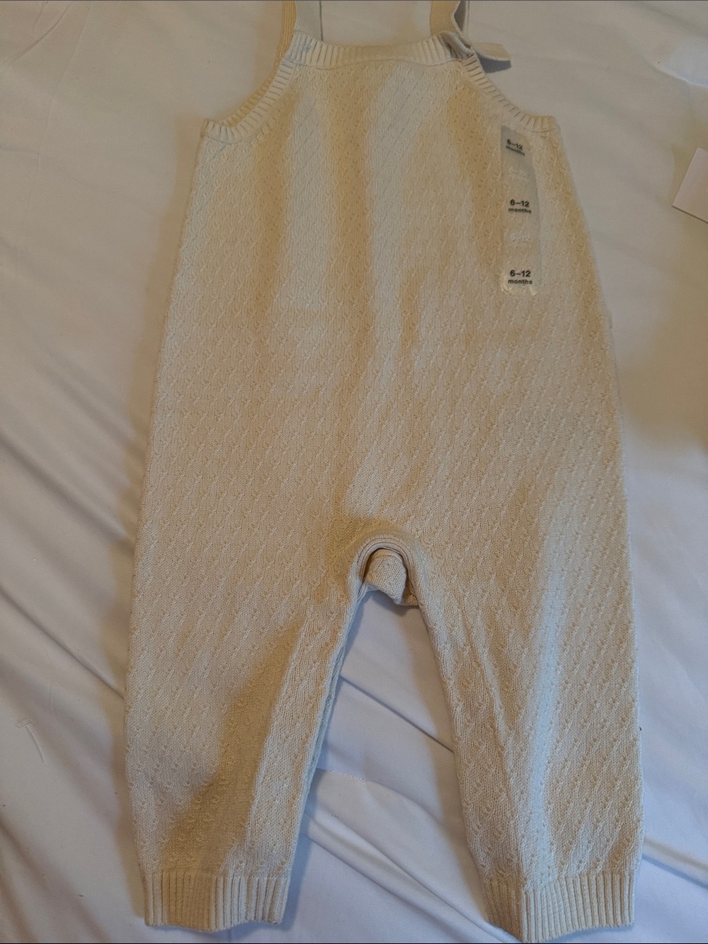 GAP Cream Knit Overalls for Kids